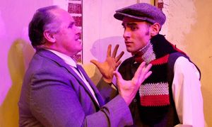 David Wills (Mr. Mushnik) and Frankie Rowles (Seymour) Photo