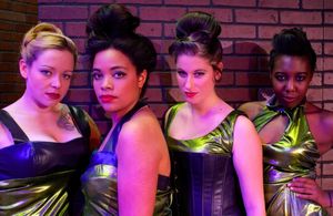 Rachel Pinkstone-Marx (Chiffon), Aliya Bowles (Crystal), Sarah Spangenberg (Shirelle) Photo