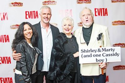 Casting Director Louanne Madorma greets family members  Patrick  Cassidy, Shirley Jon Photo