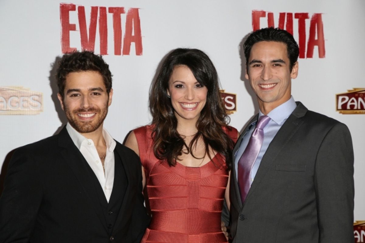 Josh Young, Caroline Bowman, and Sean MacLaughlin at 