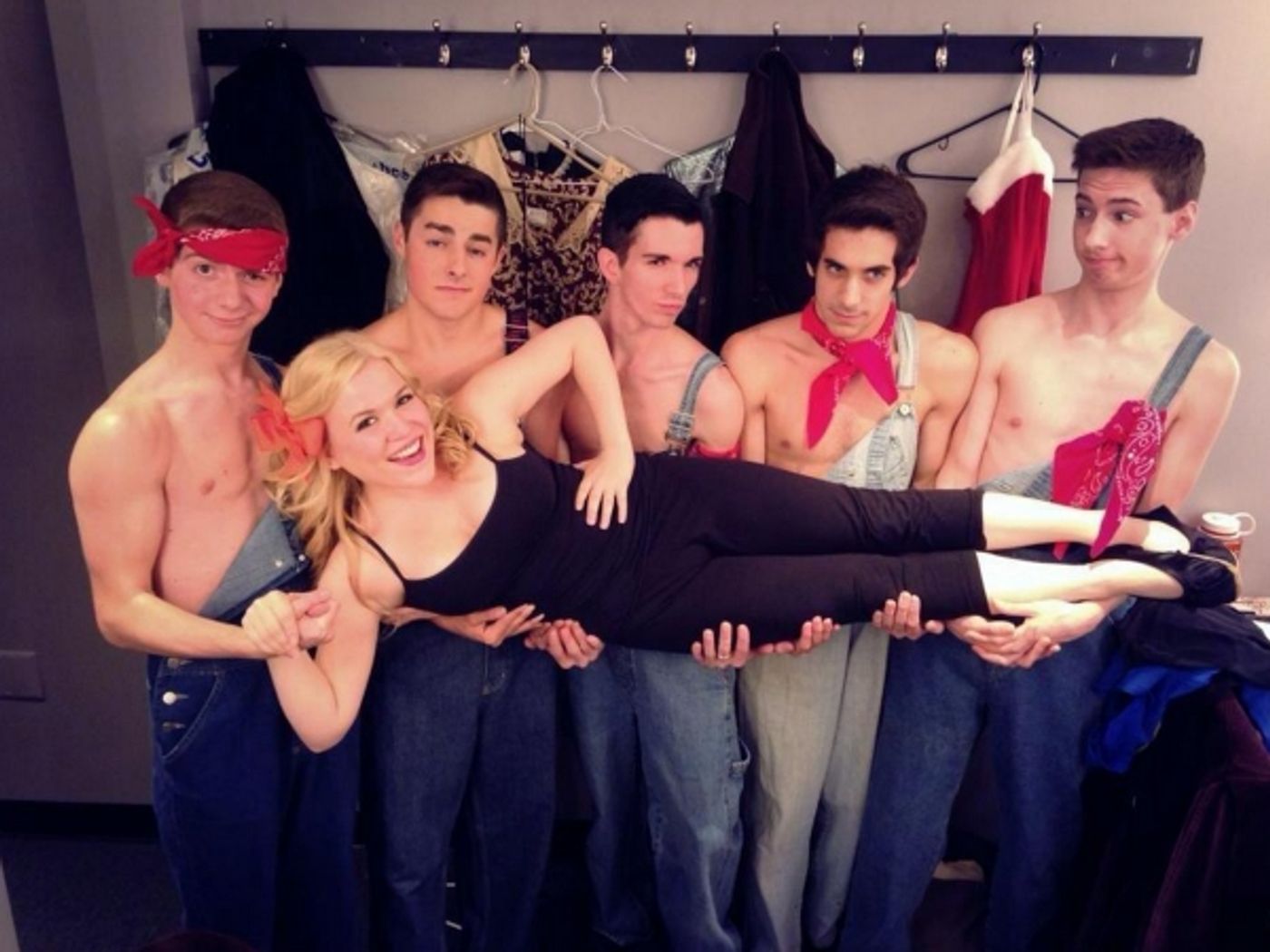 Photo Flash: Saturday Intermission Pics - October 26 - Part 2 - Men of Bucks County Playhouse's ROCKY HORROR SHOW Take on Title Character; Plus CINDERELLA & More! Image