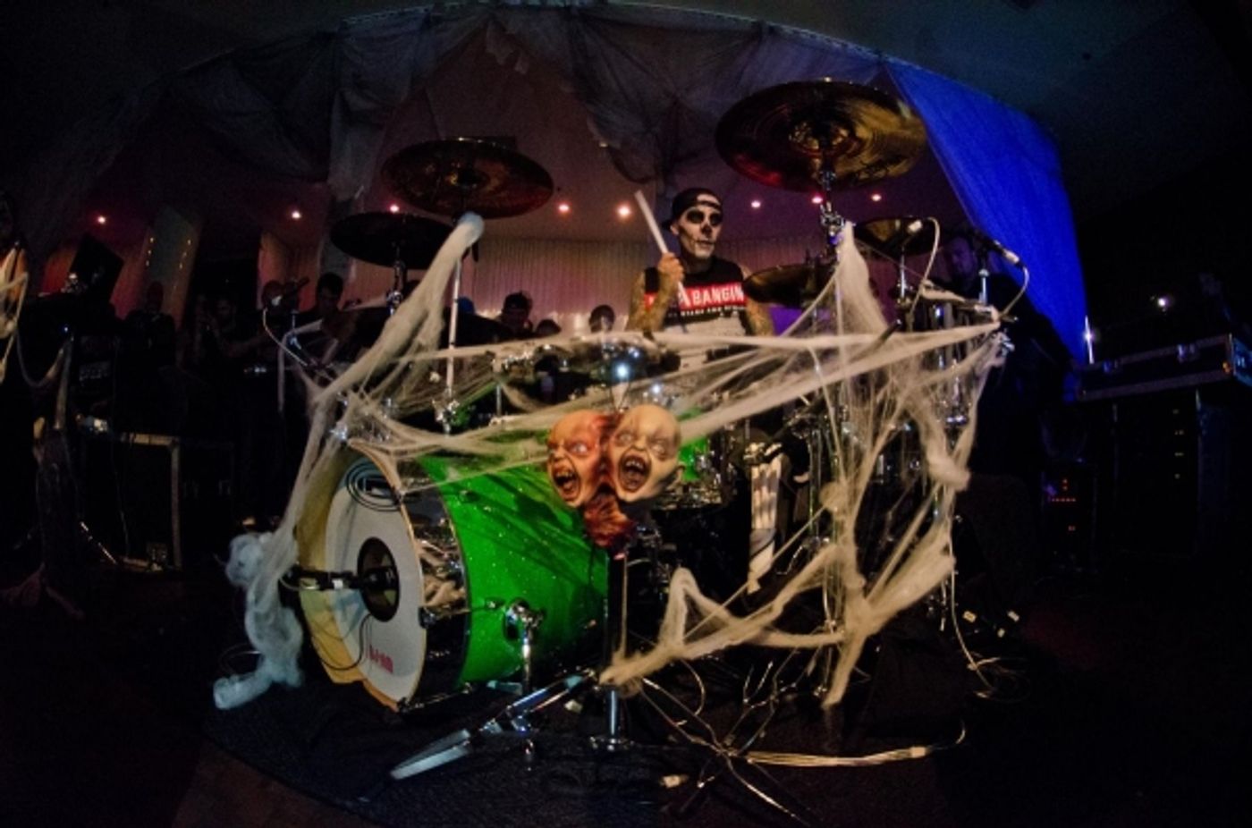 Photo Flash: Recap: Travis Barker and Mix Master Mike put on Spine-Tingling Mash-Up Set at PURE Nightclub - Saturday, Oct. 26 Image