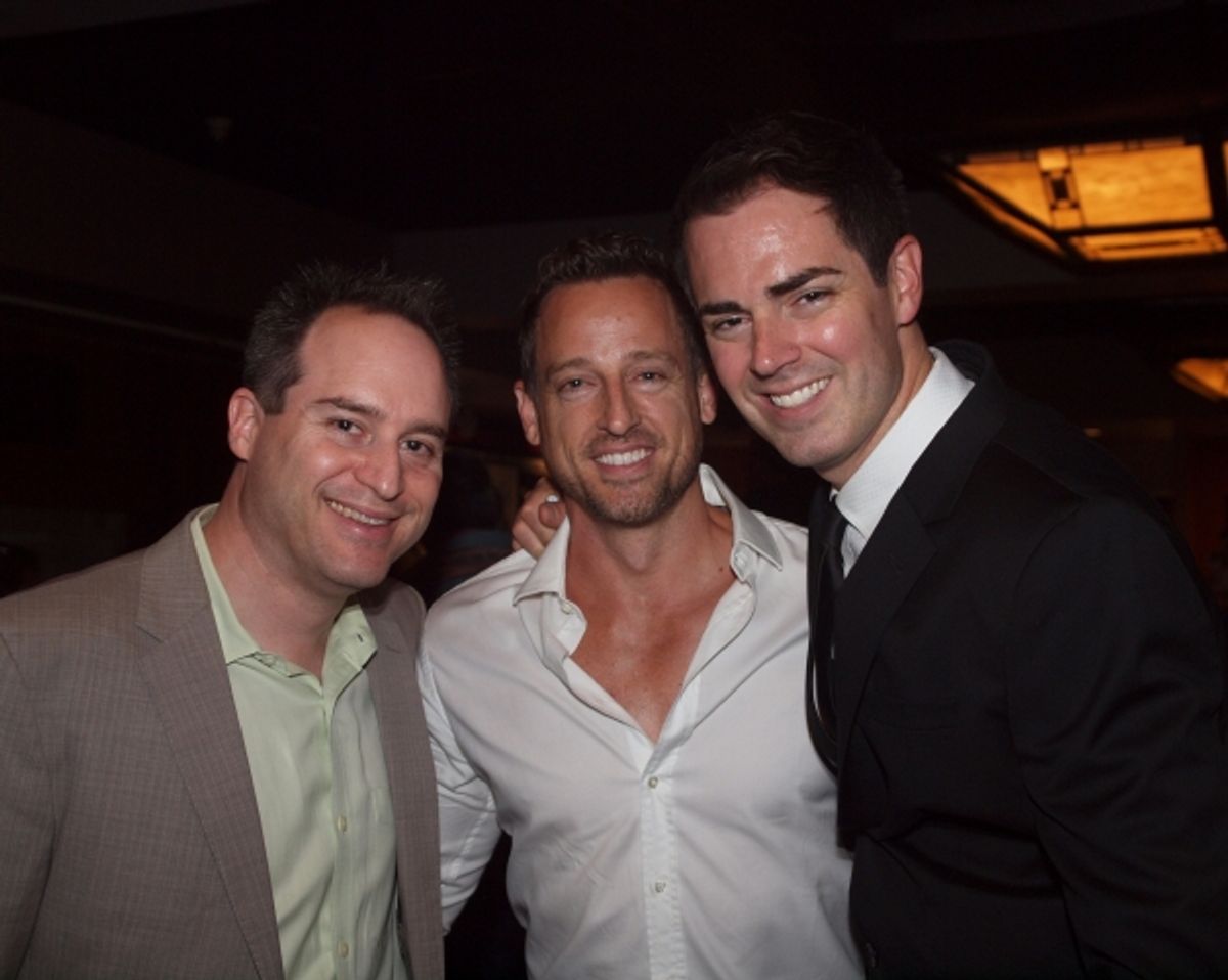 Producing Artistic Director Brian Kite, Josh Adamson, and Michael Matthews at 