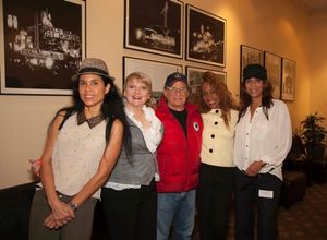 Jamaica Farwell, Alison Arngrim, Joel Zwick, Sandra Lord and Christine Devine in side Raleigh Studio''s Charlie Chaplin Theatre lobby @ BroadwayWorld Jamaica Farwell, Alison Arngrim, Joel Zwick, Sandra Lord and Christine Devine in side Photo