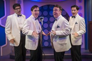 Anand Nagraj, Nate Lewellyn, Paul Helm and Adam Estes @ BroadwayWorld Anand Nagraj, Nate Lewellyn, Paul Helm and Adam Estes Photo