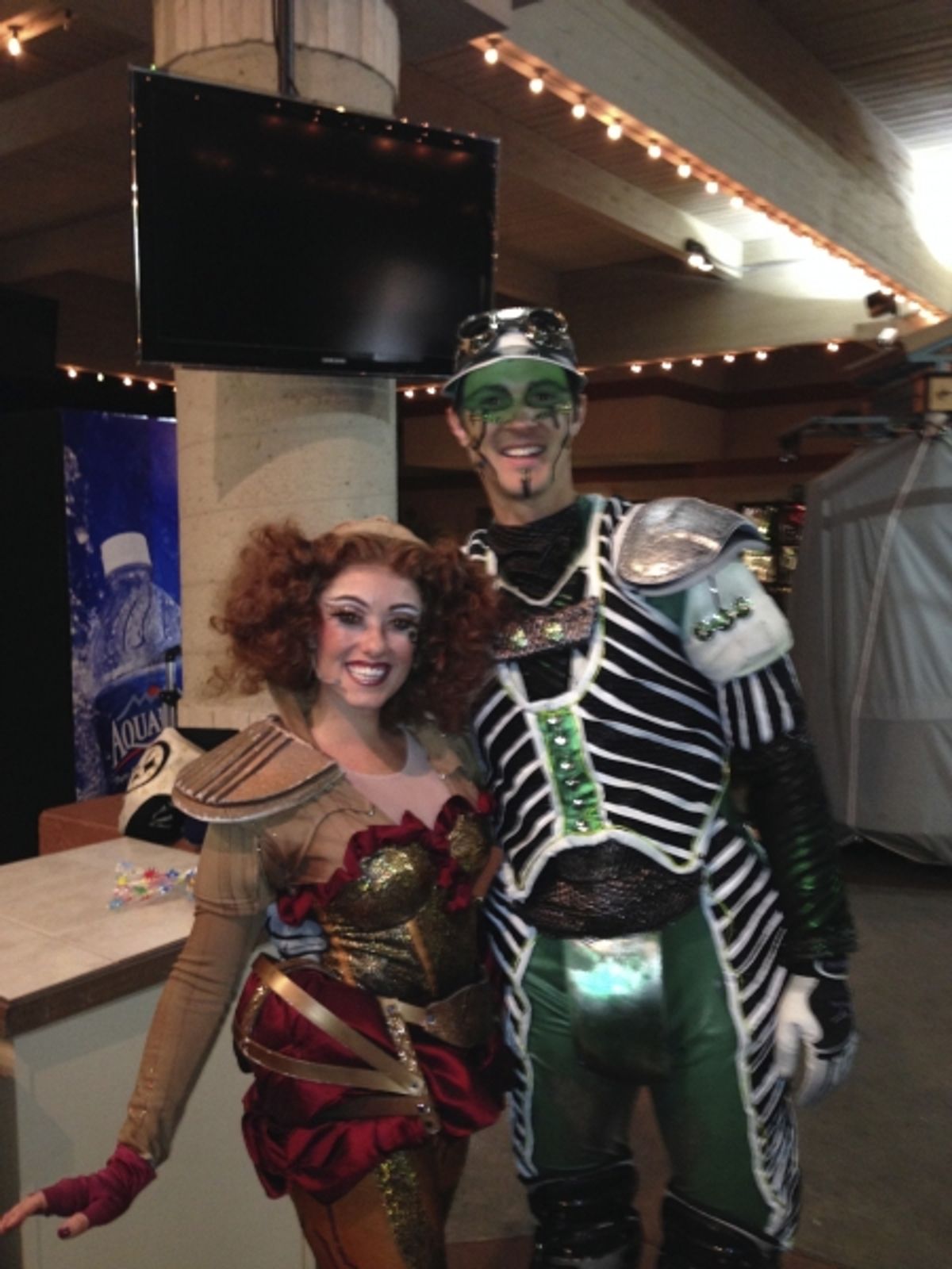 Duvet (Erica Bryce) and Purse (Troy McGee) at 