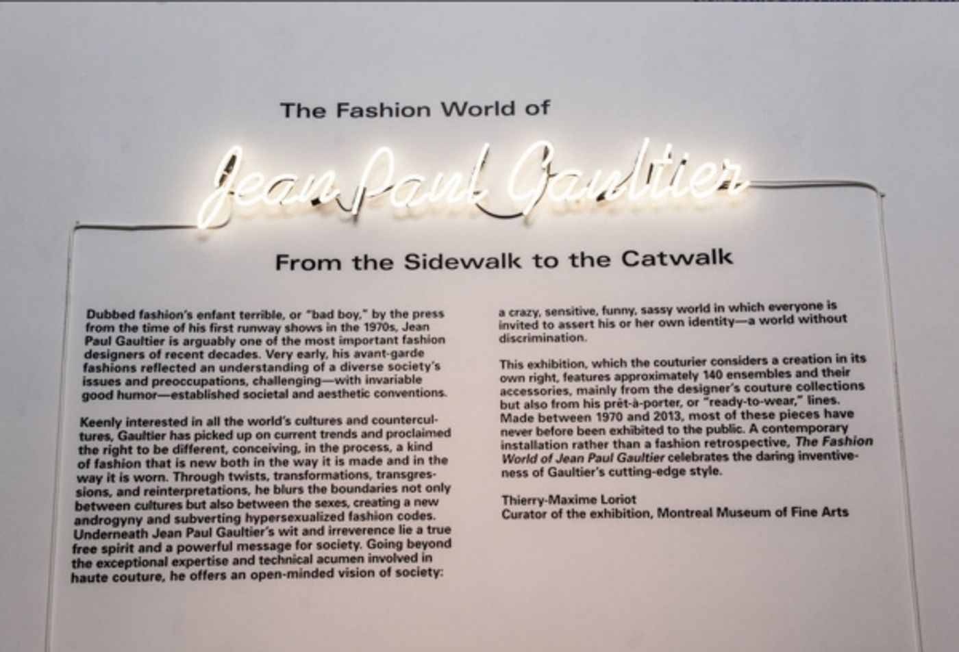 Photo Coverage: Brooklyn Museum's Jean Paul Gautier Exhibit Image