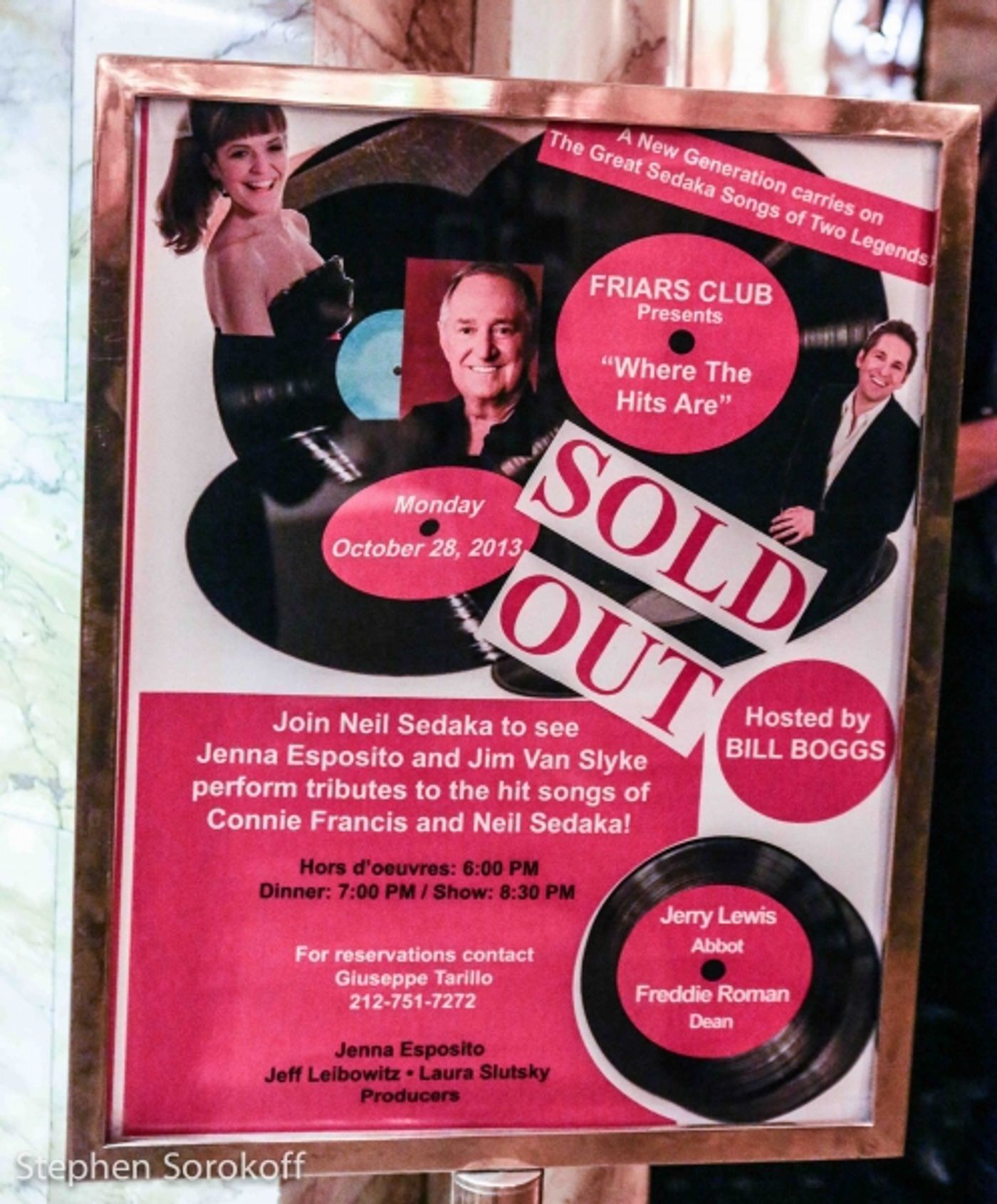 Photo Coverage: Neil Sedaka Attends Friars Tribute Show  Image