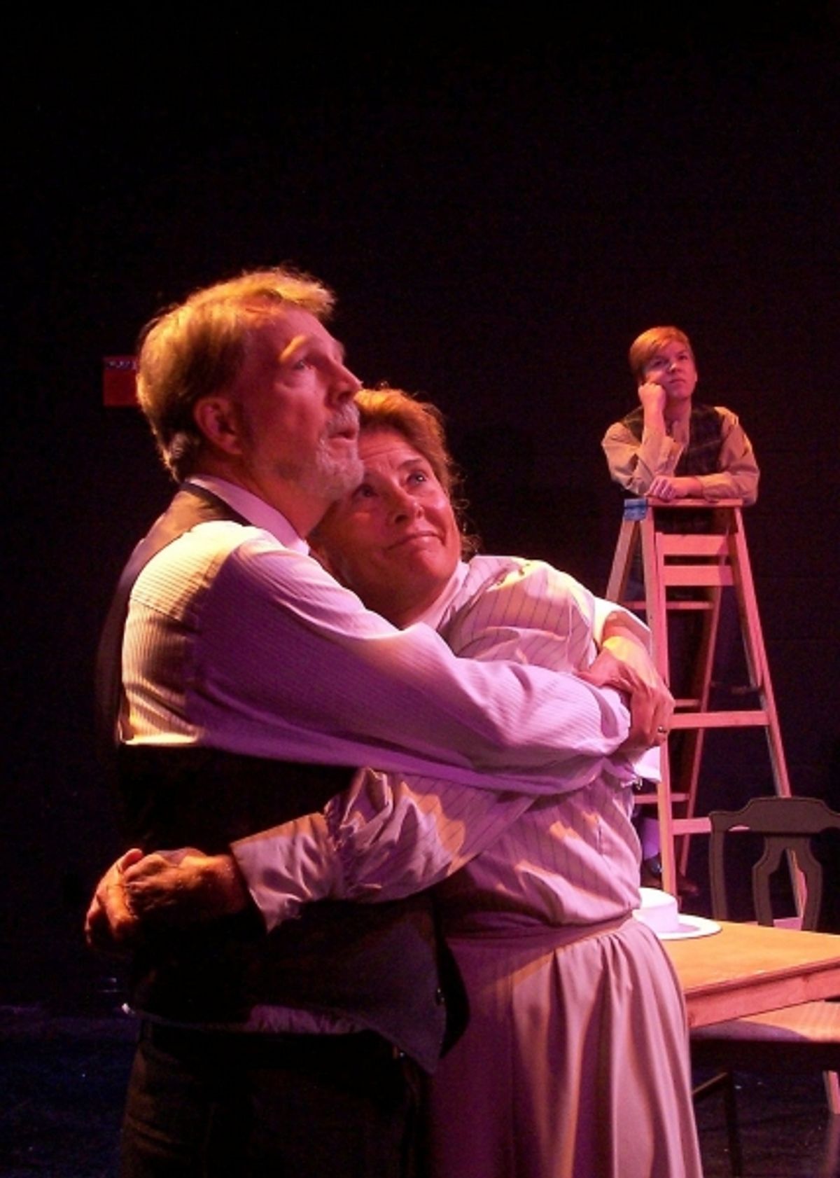 Mark Shoemaker, Lynne Doyle, Hunter Brown at 