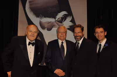 George S. Irving, Robert Osborne, David Staller and Max Gordon Moore Photo