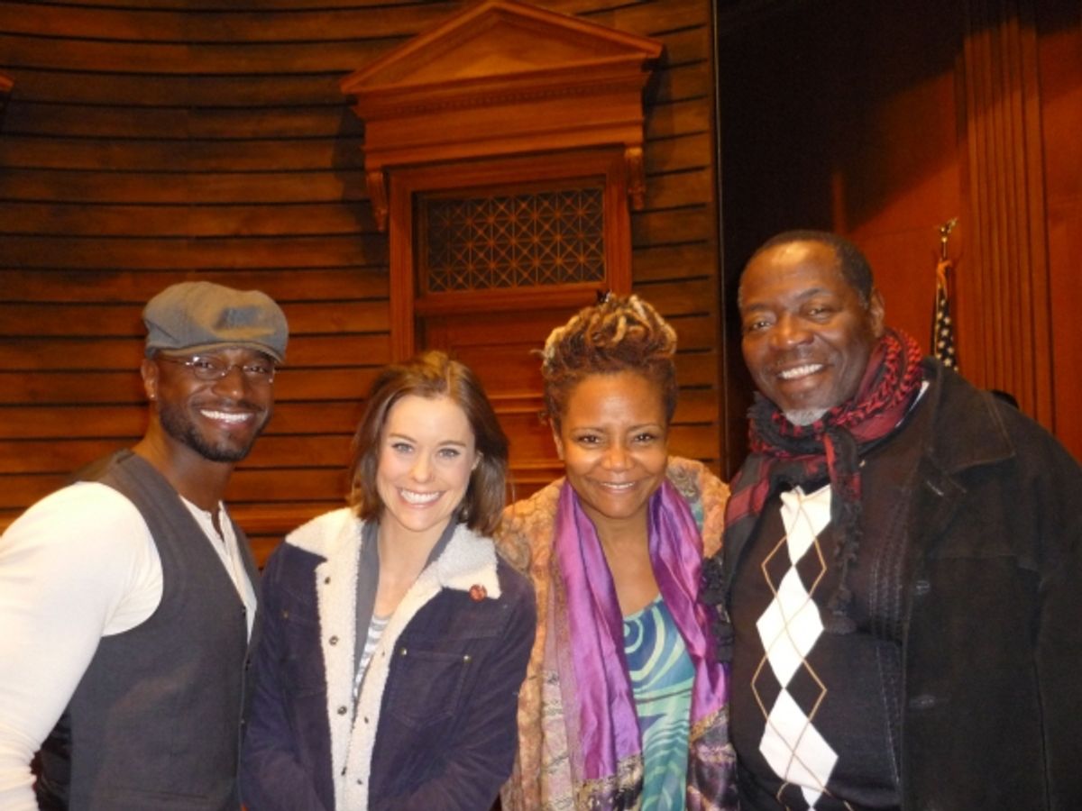 Taye Diggs, Ashley Williams, Tonya Pinkins, Chuck Coope at 