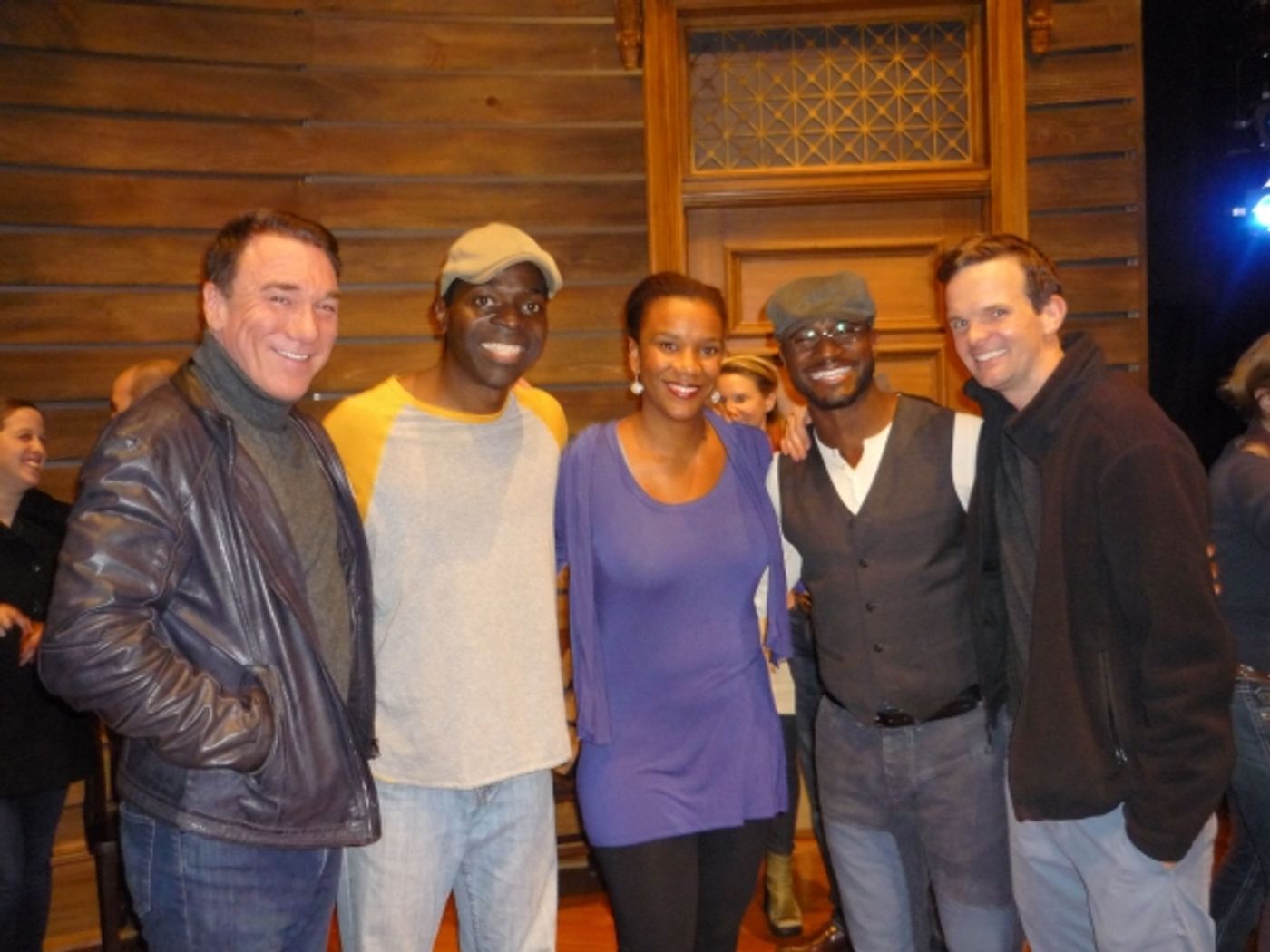 Photo Flash: Taye Diggs, Chuck Cooper Visit Sebastian Arcelus, Patrick Page & More in A TIME TO KILL on Broadway  Image