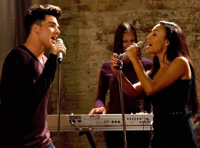 Adam Lambert and Naya Rivera Photo