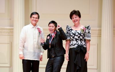 DCG Zaldy Patron, Irma Bajar, Judge Lorna Schofield Photo