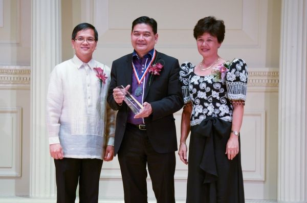 DCG Zaldy Patron, Edwin Josue (for the Foundation for Filipino Artists Inc.), Judge L Photo