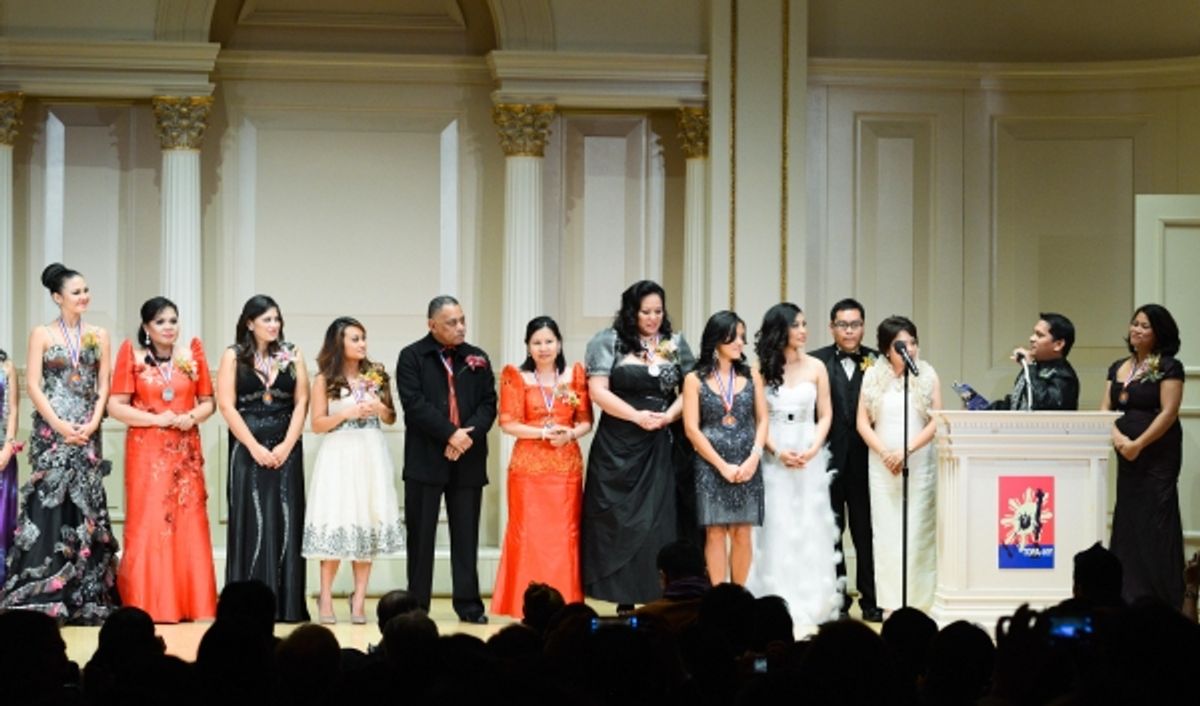 Lani Misalucha, awardees, board of directors, founder Elton Lugay at 