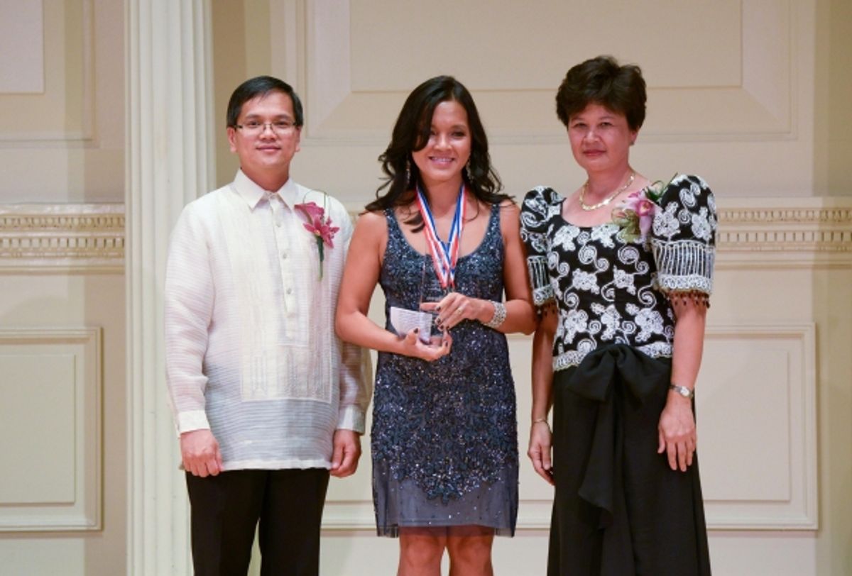 Deputy Consul General Zaldy Patron, Jen Furer, Judge Lorna Schofield at 