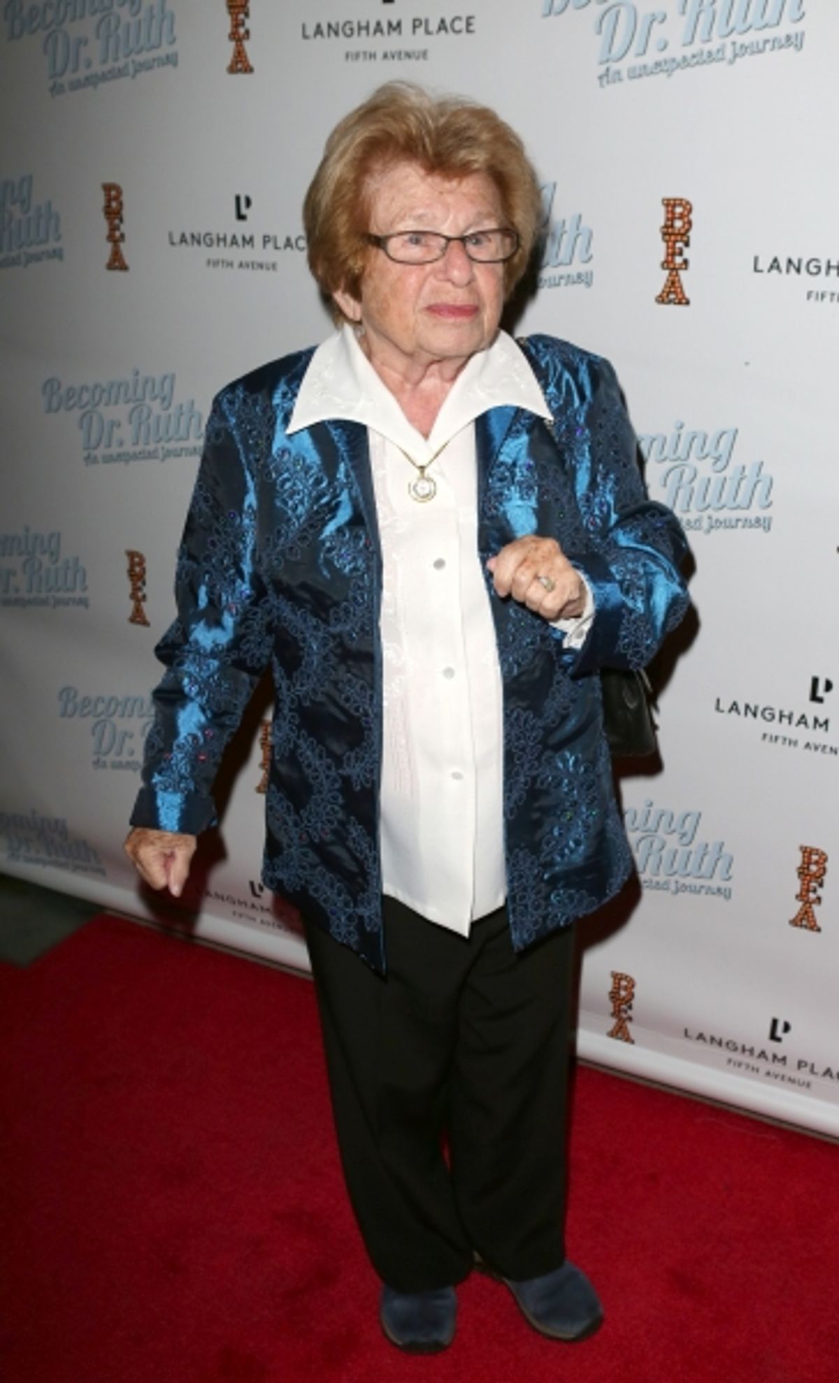 Dr. Ruth Westheimer  at 