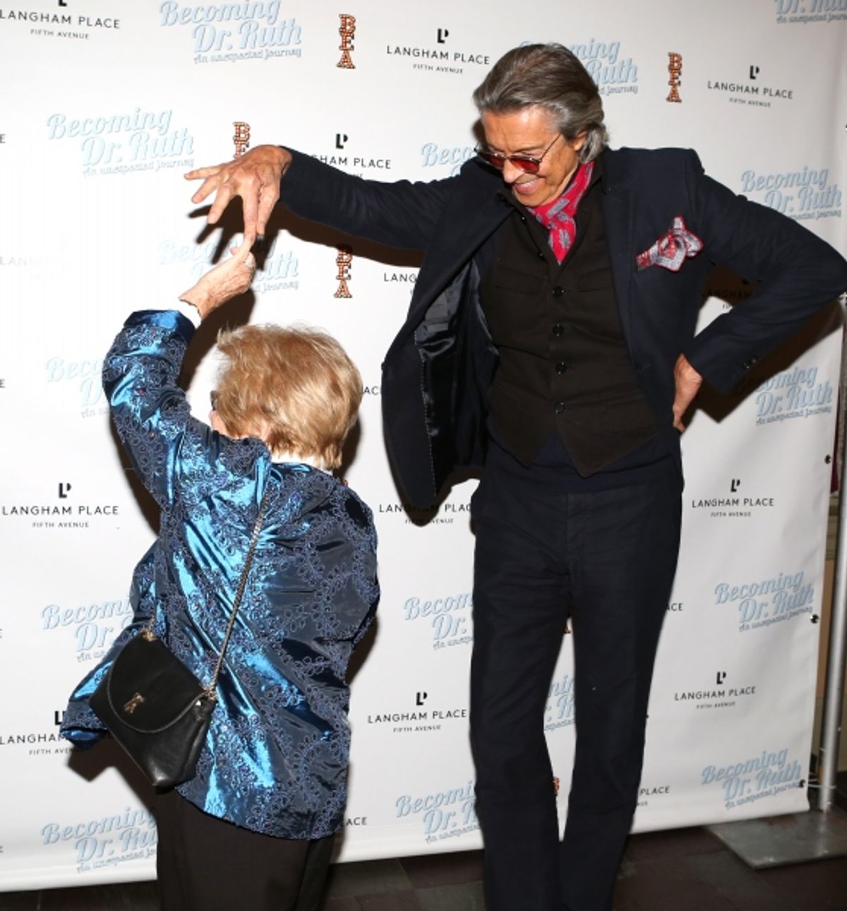 Dr. Ruth Westheimer and Tommy Tune  at 