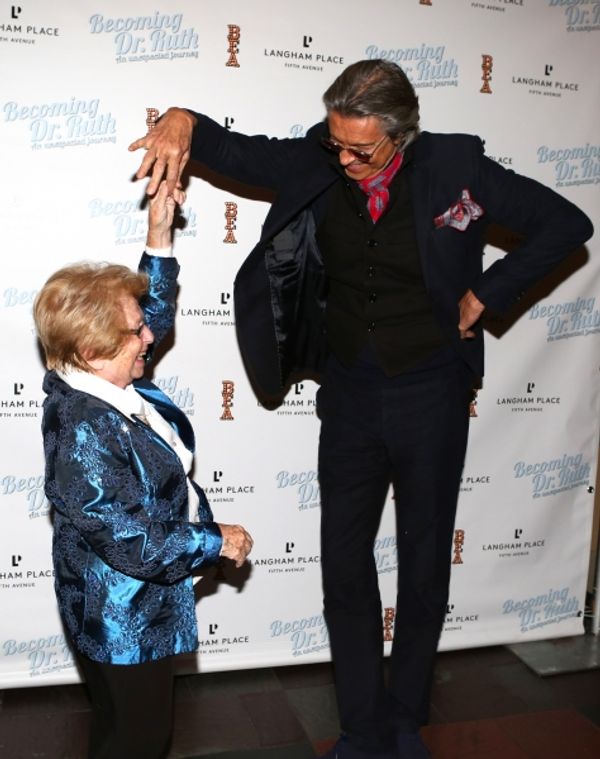 Dr. Ruth Westheimer and Tommy Tune  Photo
