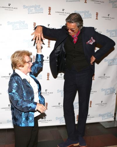Dr. Ruth Westheimer and Tommy Tune  Photo