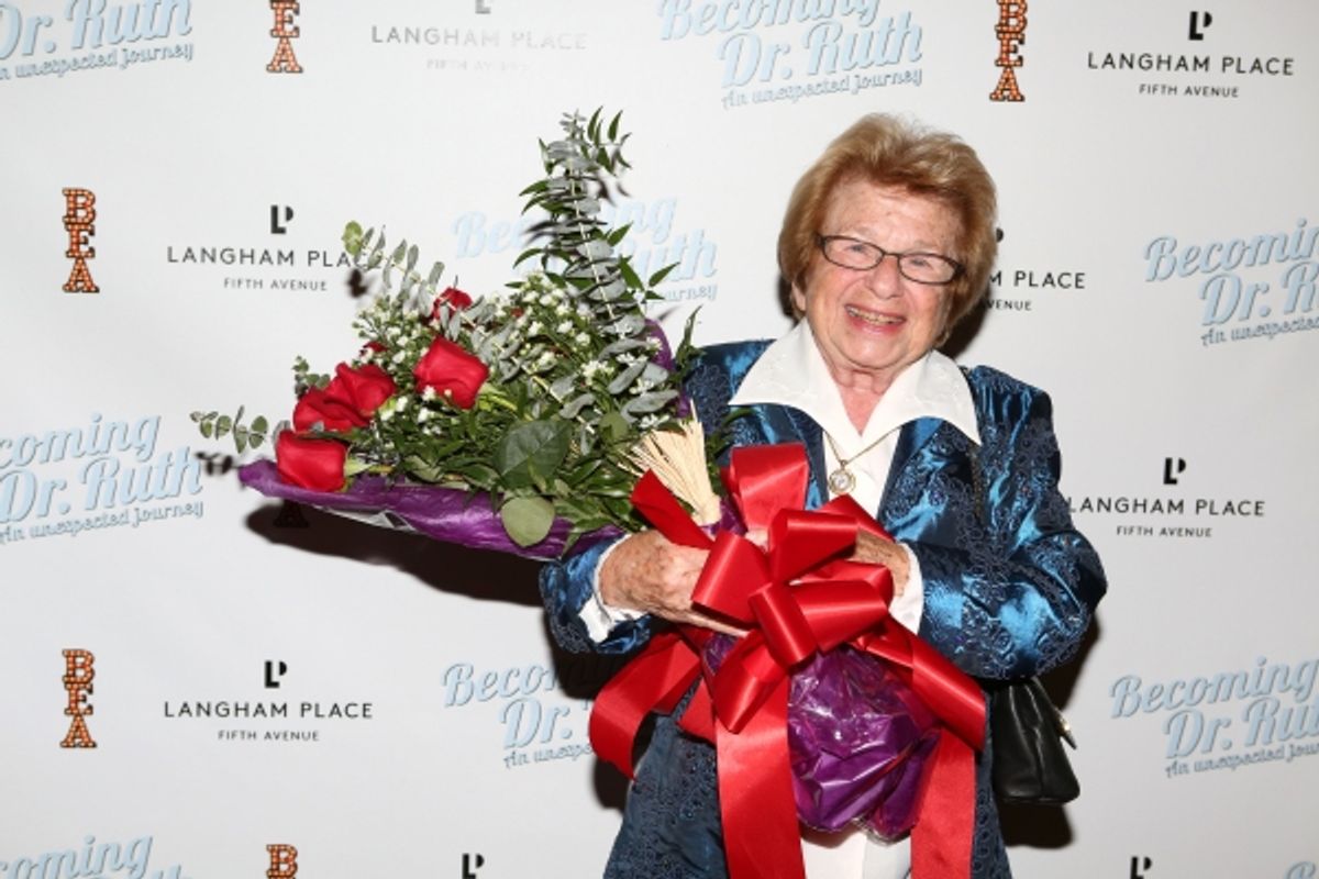 Dr. Ruth Westheimer  at 