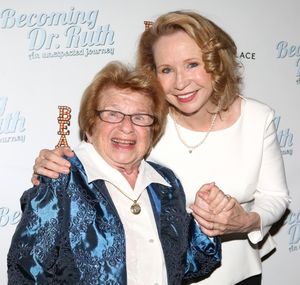Dr. Ruth Westheimer and Debra Jo Rupp @ BroadwayWorld Dr. Ruth Westheimer and Debra Jo Rupp Photo