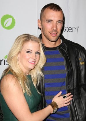 Melissa Joan Hart with husband Mark Wilkerson @ BroadwayWorld Melissa Joan Hart with husband Mark Wilkerson Photo