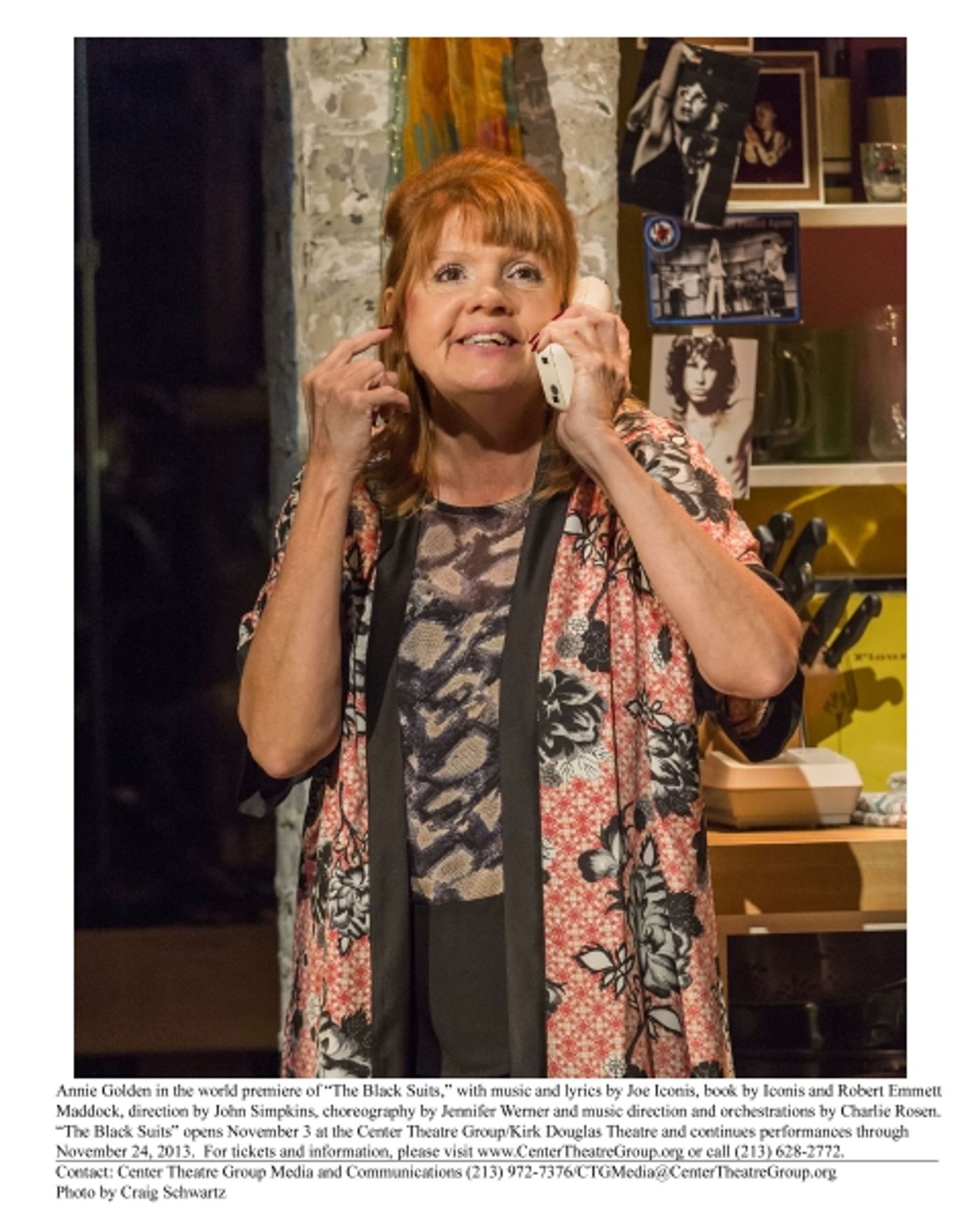 Photo Flash: First Look at Jimmy Brewer, Annie Golden and More in CTG's THE BLACK SUITS  Image