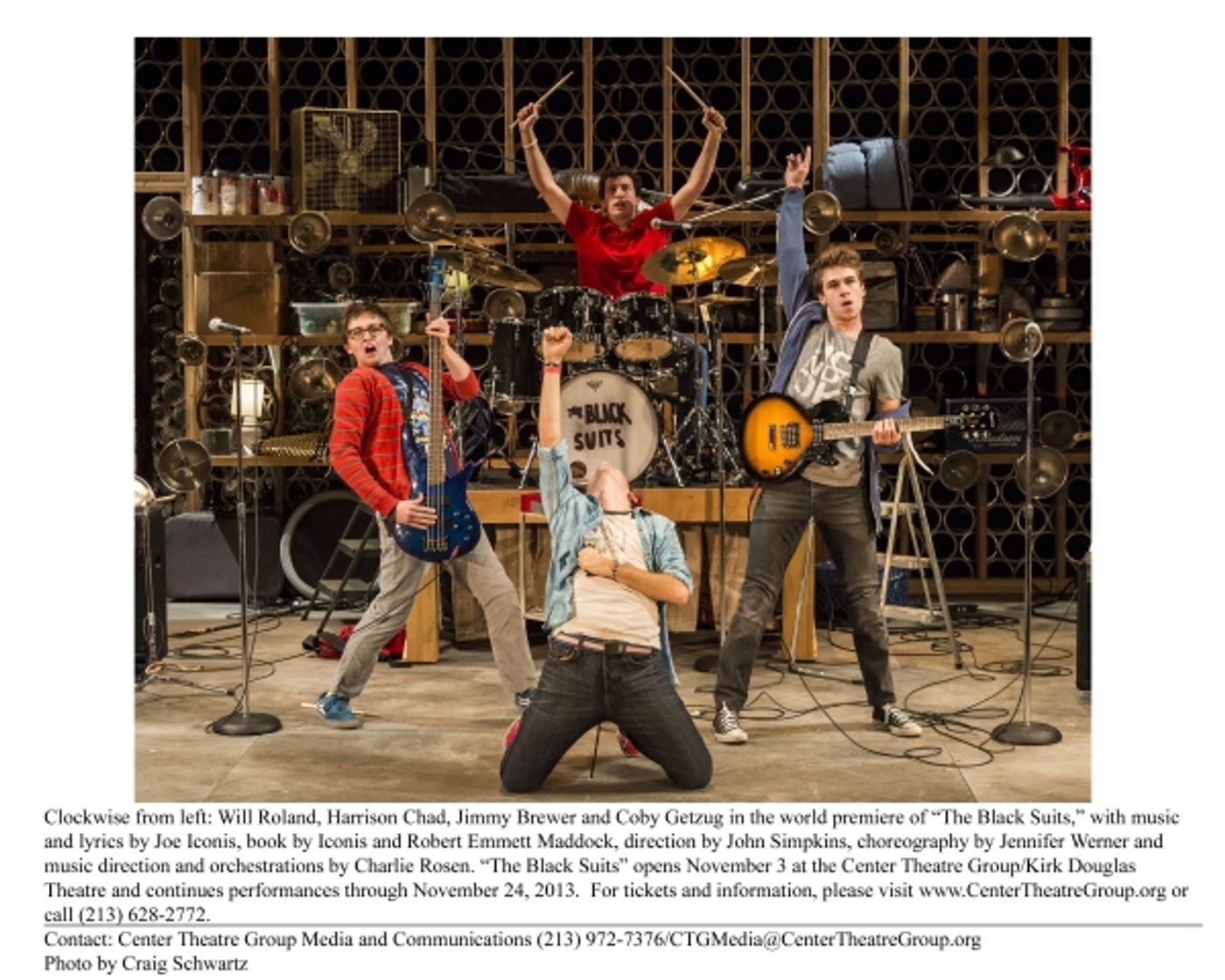 Photo Flash: First Look at Jimmy Brewer, Annie Golden and More in CTG's THE BLACK SUITS  Image