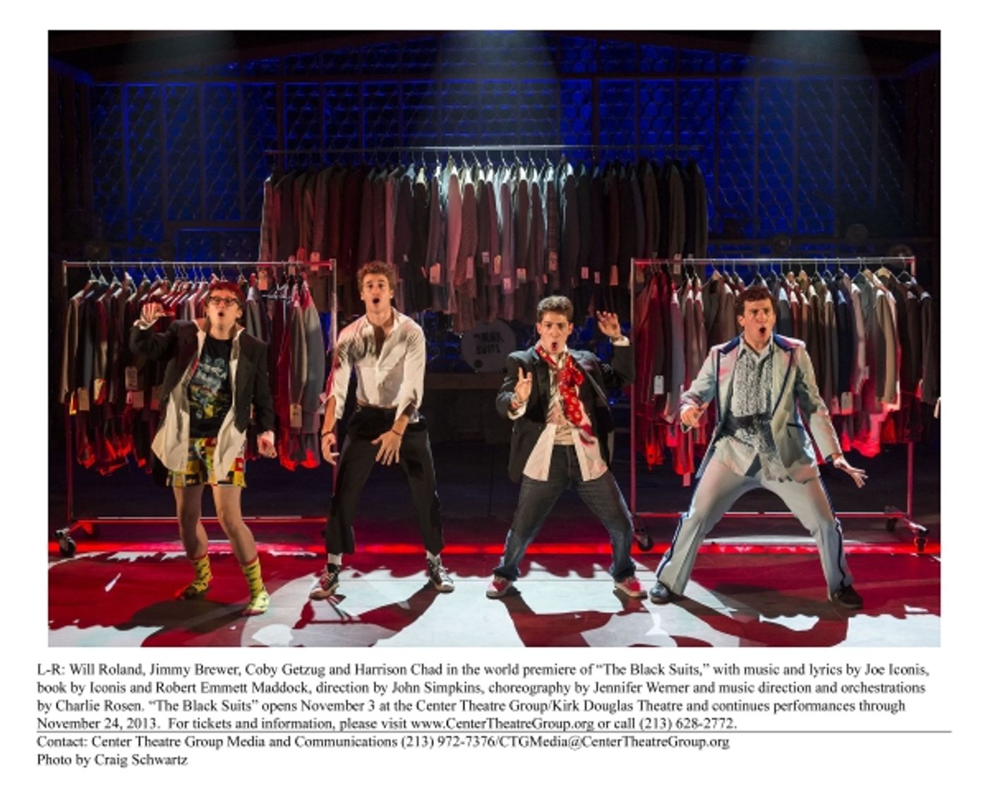 Photo Flash: First Look at Jimmy Brewer, Annie Golden and More in CTG's THE BLACK SUITS  Image