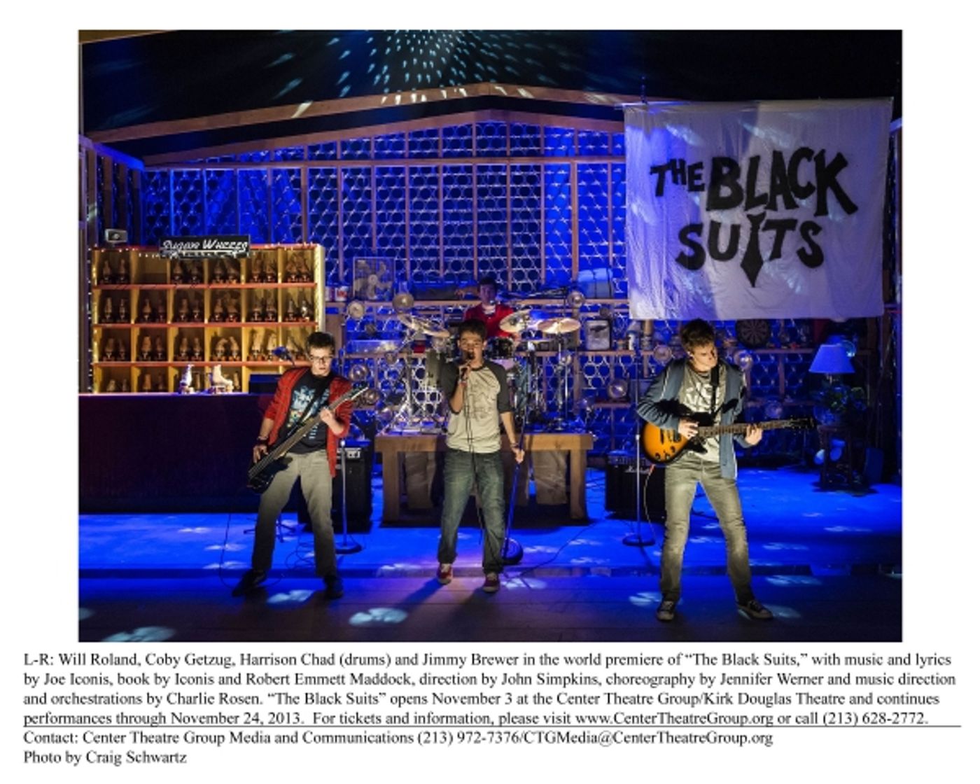 Photo Flash: First Look at Jimmy Brewer, Annie Golden and More in CTG's THE BLACK SUITS  Image