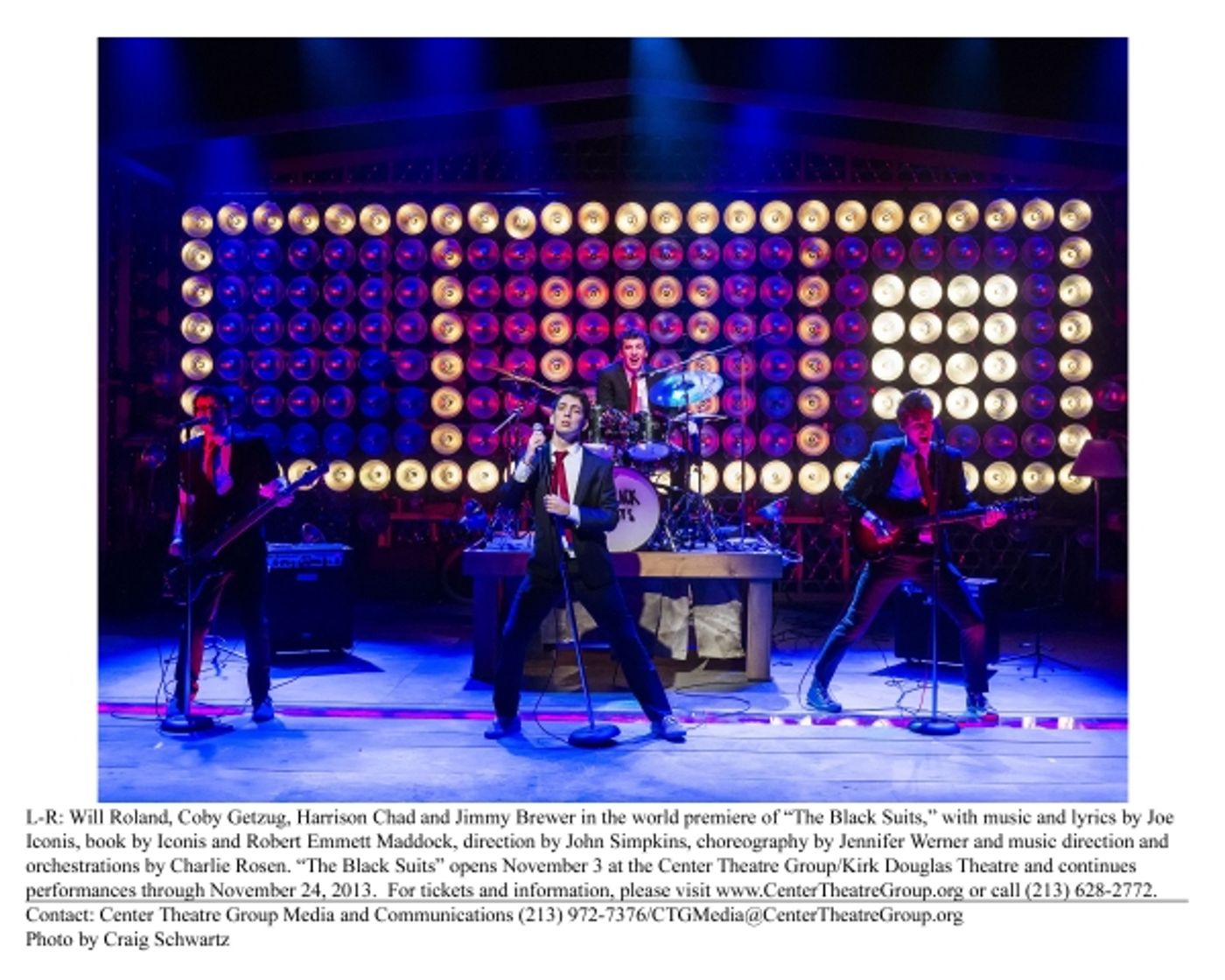 Photo Flash: First Look at Jimmy Brewer, Annie Golden and More in CTG's THE BLACK SUITS  Image