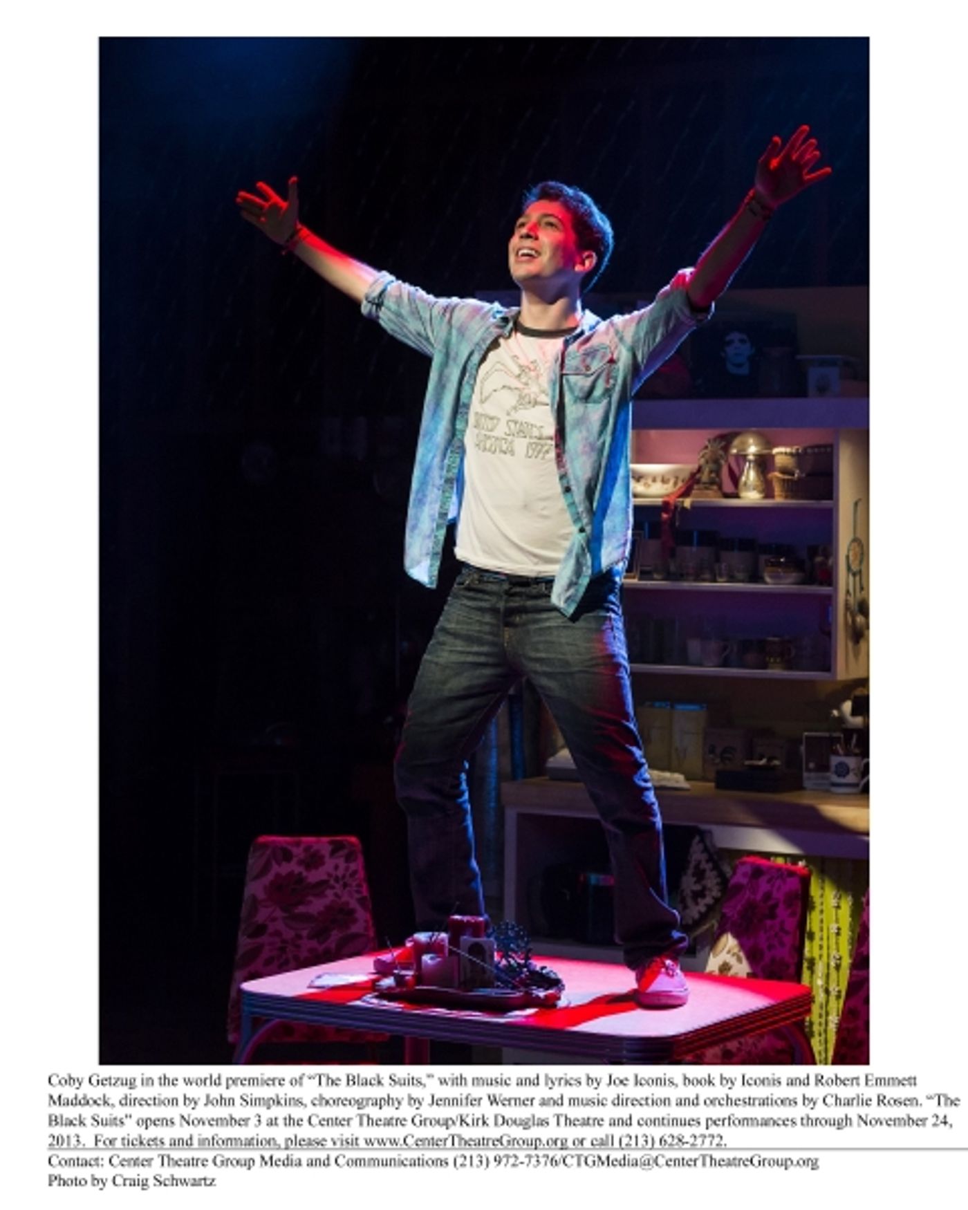 Photo Flash: First Look at Jimmy Brewer, Annie Golden and More in CTG's THE BLACK SUITS  Image