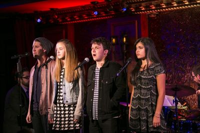 Max King, Mallory Bechtel, Gerard Canonico and Lina SIlver Photo
