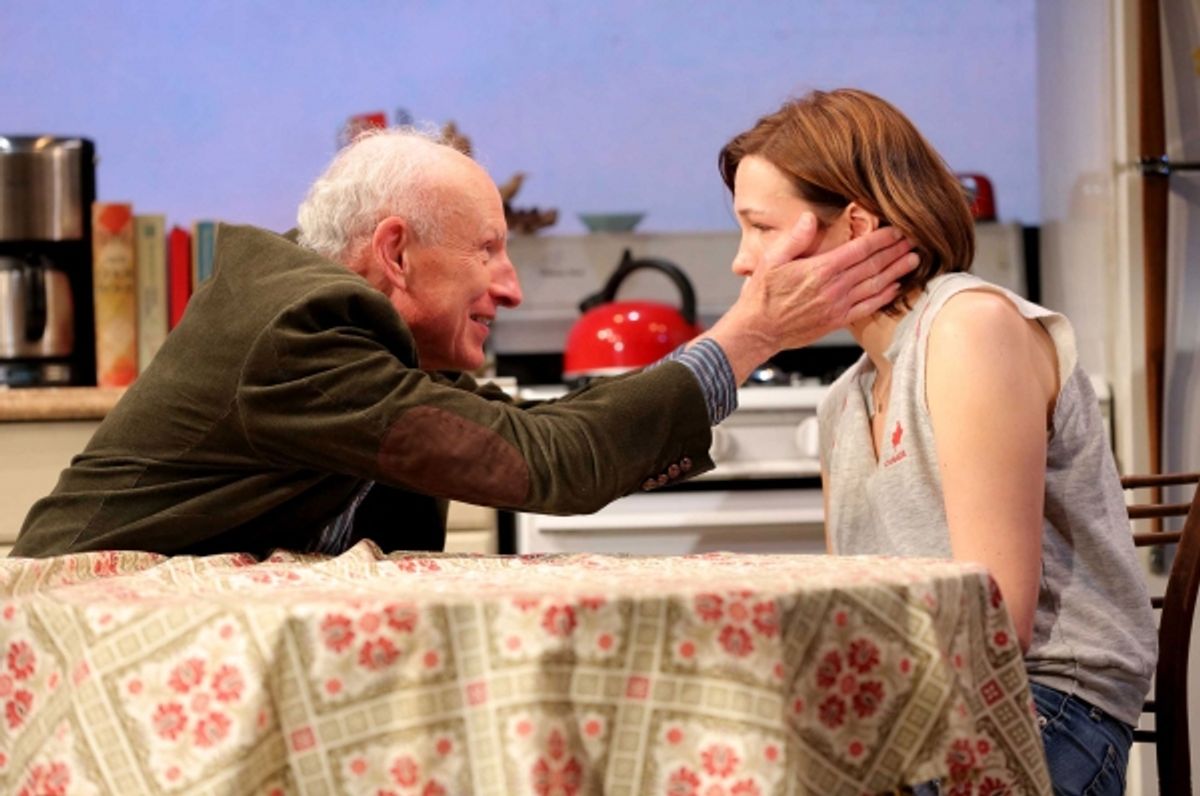 James Rebhorn and Rebecca Henderson at 