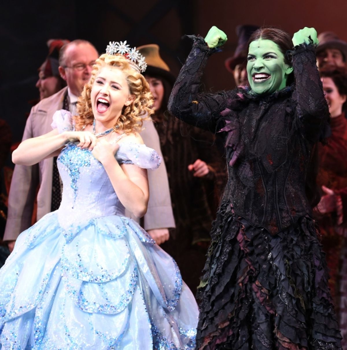 Alli Mauzey and Lindsay Mendez  at 
