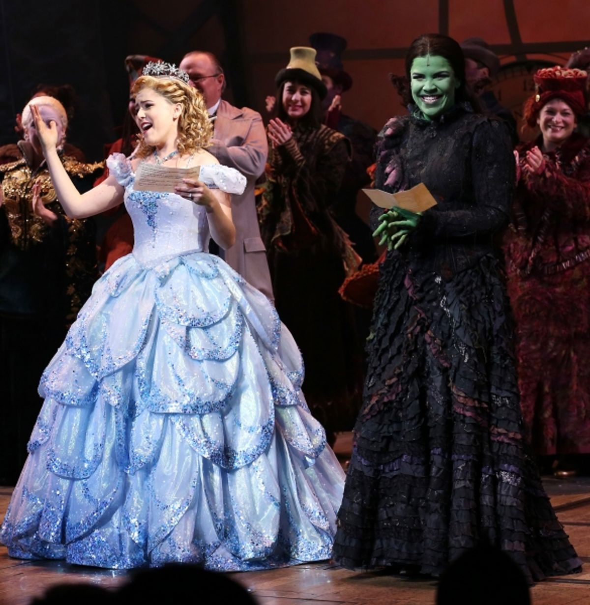 Alli Mauzey and Lindsay Mendez   at 