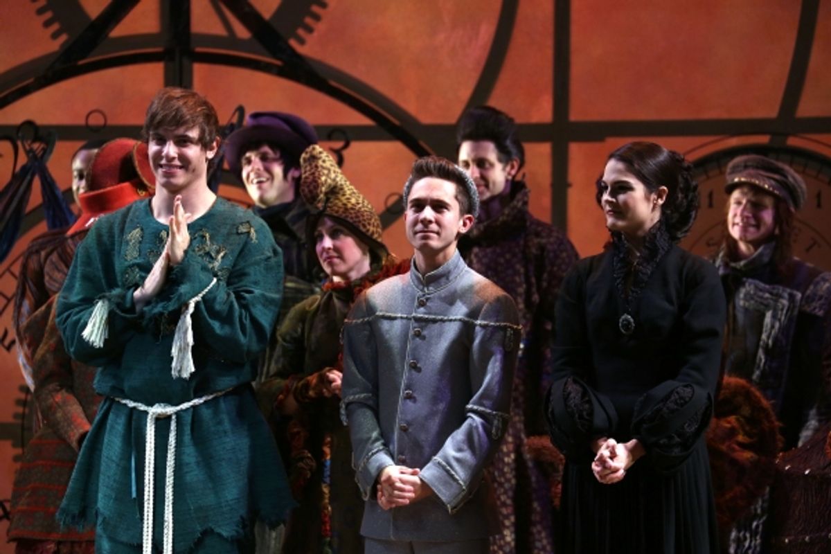 Derek Klena, Michael Wartella and cast  at 