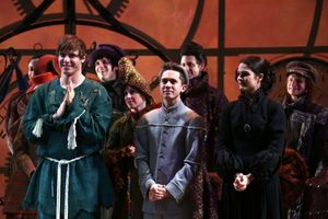 Derek Klena, Michael Wartella and cast @ BroadwayWorld Derek Klena, Michael Wartella and cast Photo