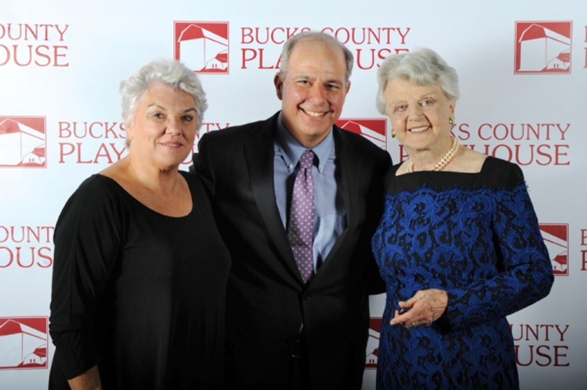 Tyne Daly, Jed Bernstein, Angela Lansbury at 