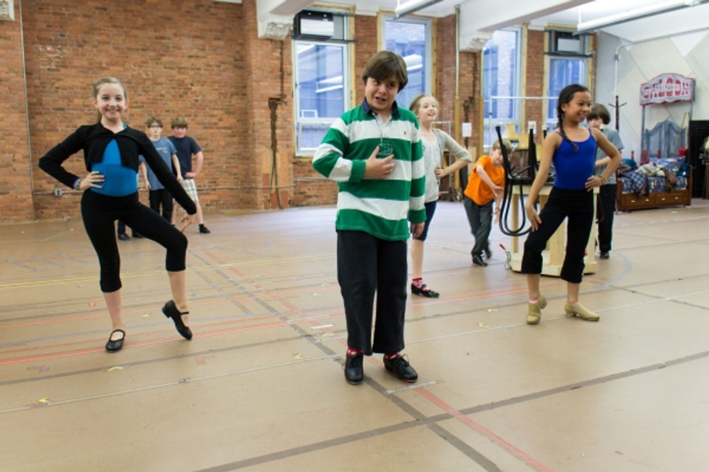 Photo Coverage: It's Ralphie to the Rescue! A CHRISTMAS STORY Cast Gives Press Preview!  Image