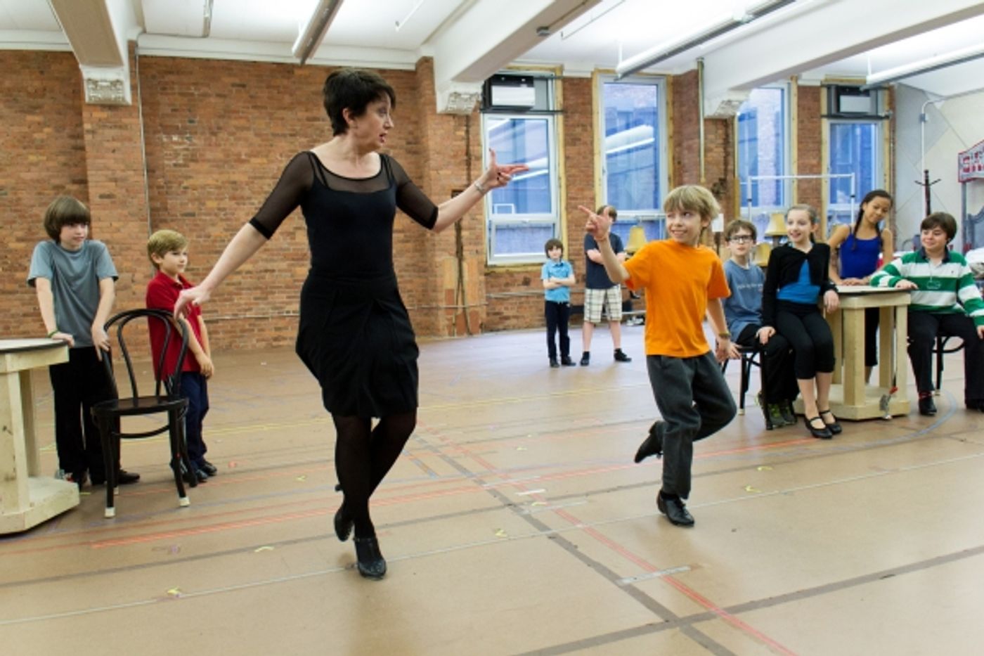 Photo Coverage: It's Ralphie to the Rescue! A CHRISTMAS STORY Cast Gives Press Preview!  Image