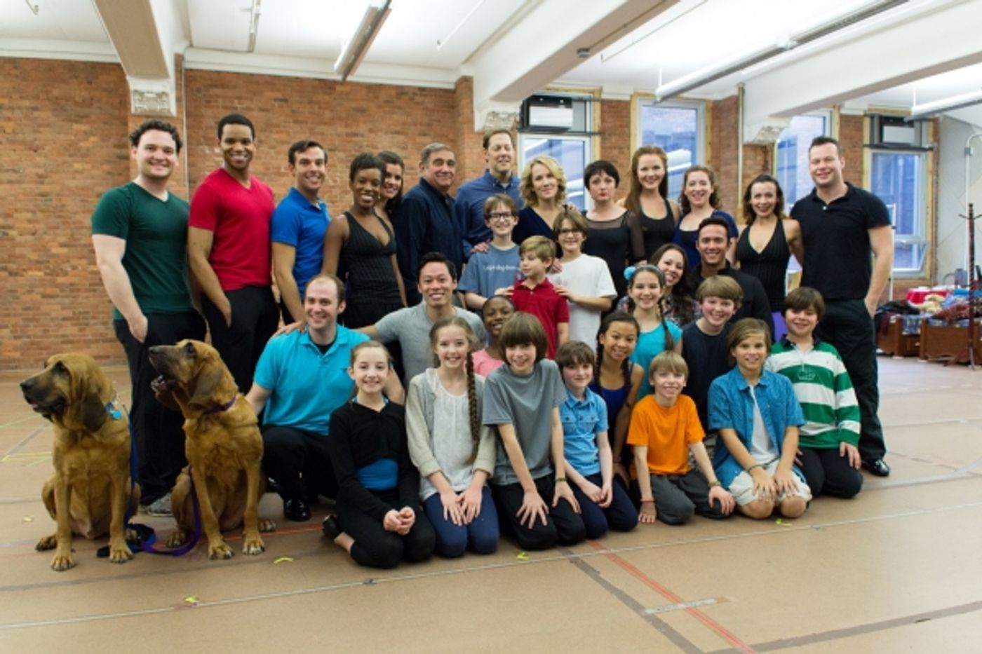 Photo Coverage: It's Ralphie to the Rescue! A CHRISTMAS STORY Cast Gives Press Preview!  Image