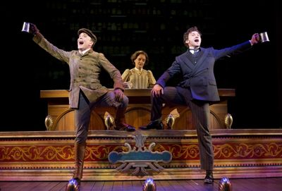 Jefferson Mays as Henry D''Ysquith, Jennifer Smith, and Bryce Pinkham Photo