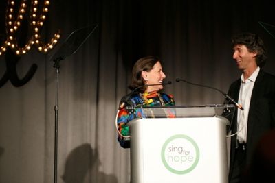Sing for Hope Gala Chair, Board Member, and Founders'' Circle Member Ann Ziff welcome Photo