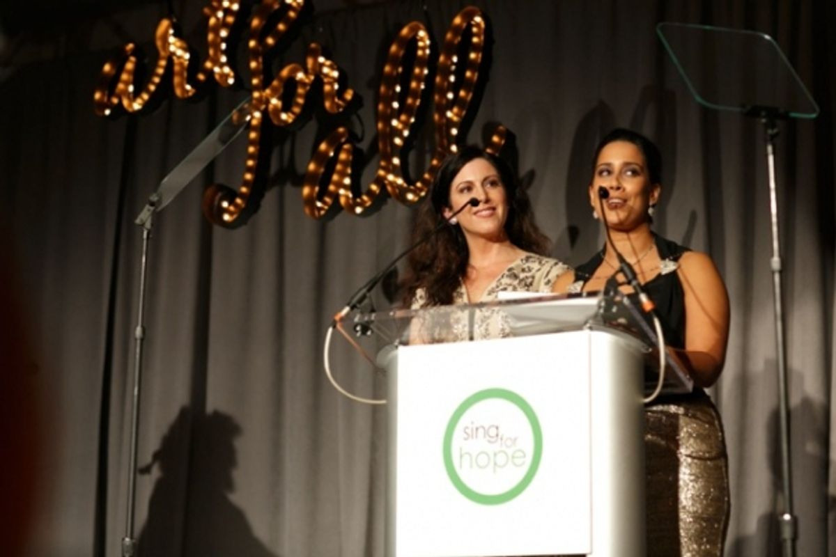 Sing for Hope Co-Founders Camille Zamora & Monica Yunus at 