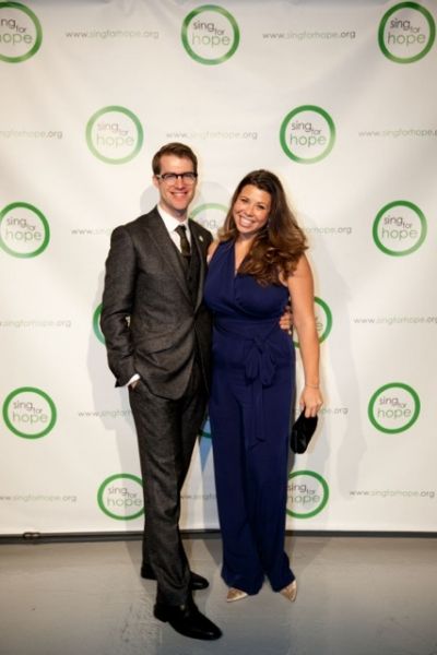 Sing for Hope Executive Director Bobby Kean with Manager of Giving and Events Elizabe Photo