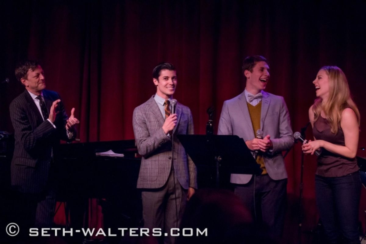 Jim Caruso, Trevor McQueen, Eric Dietz, and Kirsten Scott at 