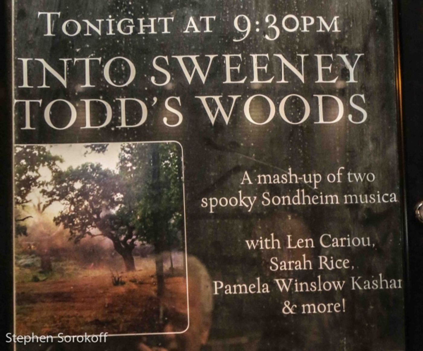 Photo Coverage: Len Cariou & More Sing at INTO SWEENEY TODD'S WOODS at 54 Below  Image